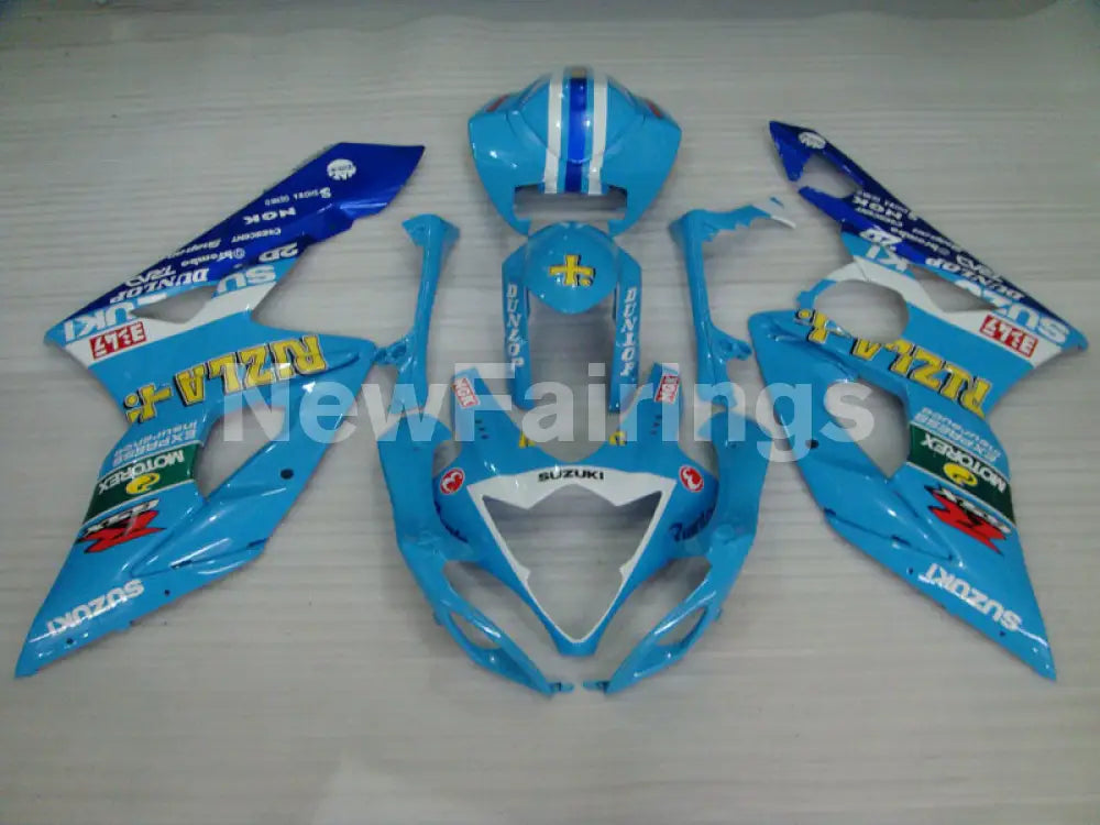 Blue and White Rizla - GSX-R1000 05-06 Fairing Kit