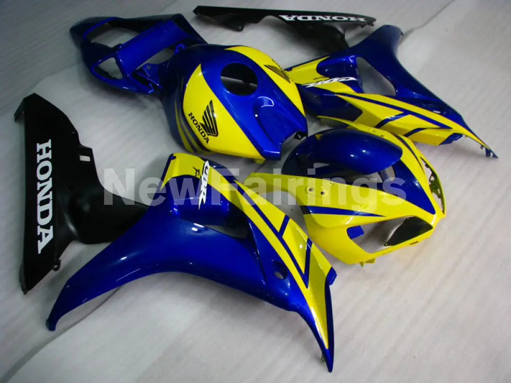 Blue and Yellow Black Factory Style - CBR1000RR 06-07 Fairing Kit