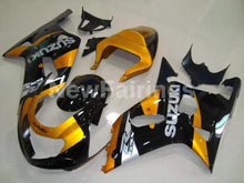 Charger l'image dans le visualiseur de la galerie, Gloden and Black Factory Style - GSX-R600 01-03 Fairing Kit
