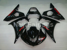 Charger l'image dans la galerie, Gloss Black with Red Decals Factory Style - YZF-R6 03-04 Fairing Kit Vehicles &amp; Parts > Vehicle Parts &amp; Accessories >