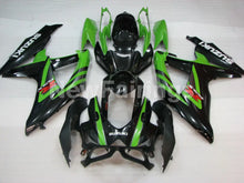Charger l&#39;image dans la galerie, Green and Black Factory Style - GSX-R600 08-10 Fairing Kit