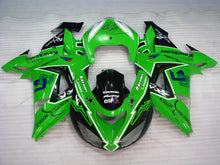 Charger l'image dans le visualiseur de la galerie, Green and Black alpinestars - NINJA ZX-10R 06-07 Fairing Kit