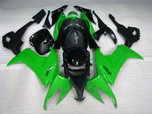 Charger l'image dans le visualiseur de la galerie, Green and Black Factory Style - NINJA ZX-10R 08-10 Fairing Kit