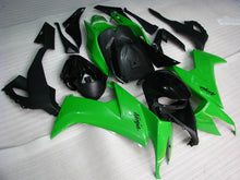 Charger l'image dans le visualiseur de la galerie, Green and Black Factory Style - NINJA ZX-10R 08-10 Fairing Kit
