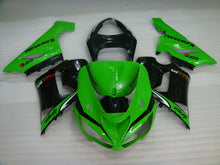 Charger l'image dans la galerie, Green and Black Factory Style - NINJA ZX-6R 05-06 Fairing