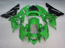 Charger l'image dans le visualiseur de la galerie, Green and Black Flame - NINJA ZX-10R 04-05 Fairing Kit
