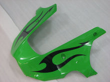 Charger l'image dans la galerie, Green with Black Flame - NINJA ZX-9R 98-99 Fairing Kit