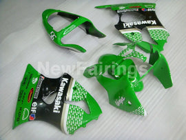 Green and Black FUCHS NINJA ZX 6R 00 02 Fairing Kit