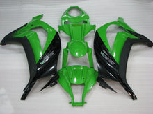 Charger l'image dans la galerie, Green Black and Matte Black Factory Style - NINJA ZX-10R 11-15 Fairing Kit