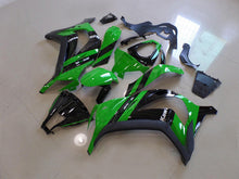 Charger l'image dans la galerie, Green Black Matte Black Factory Style - NINJA ZX-10R 11-15 Fairing Kit