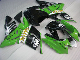 Green and Black MAXXIS - NINJA ZX-10R 04-05 Fairing Kit
