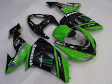 Charger l'image dans le visualiseur de la galerie, Green and Black Monster - NINJA ZX-10R 06-07 Fairing Kit