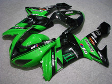 Charger l'image dans la galerie, Green Black Monster - NINJA ZX-10R 06-07 Fairing Kit