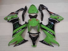 Charger l'image dans le visualiseur de la galerie, Green and Black Monster - NINJA ZX-10R 08-10 Fairing Kit