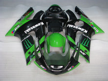 Charger l'image dans la galerie, Green and Black Monster - NINJA ZX-6R 03-04 Fairing Kit