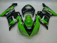 Charger l'image dans la galerie, Green and Black Monster - NINJA ZX-6R 05-06 Fairing Kit