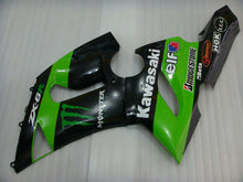 Charger l'image dans la galerie, Green and Black Monster - NINJA ZX-6R 05-06 Fairing Kit