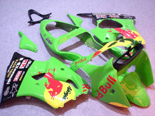 Charger l'image dans la galerie, Green and Black Red Bull - NINJA ZX-6R 00-02 Fairing Kit
