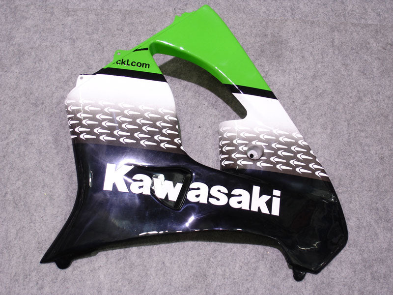 Green and Black White Nakano - NINJA ZX-9R 00-01 Fairing