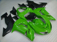 Charger l'image dans la galerie, Green and Matte Black Factory Style - NINJA ZX-10R 06-07 Fairing Kit