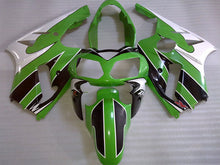 Charger l&#39;image dans la galerie, Green and White Factory Style - NINJA ZX-12R 02-04 Fairing