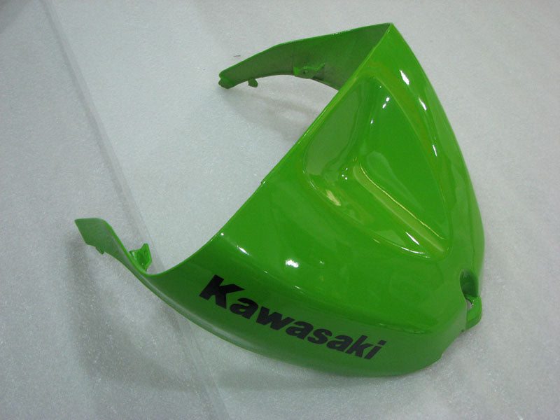 Green and White Factory Style - NINJA ZX-6R 05-06 Fairing