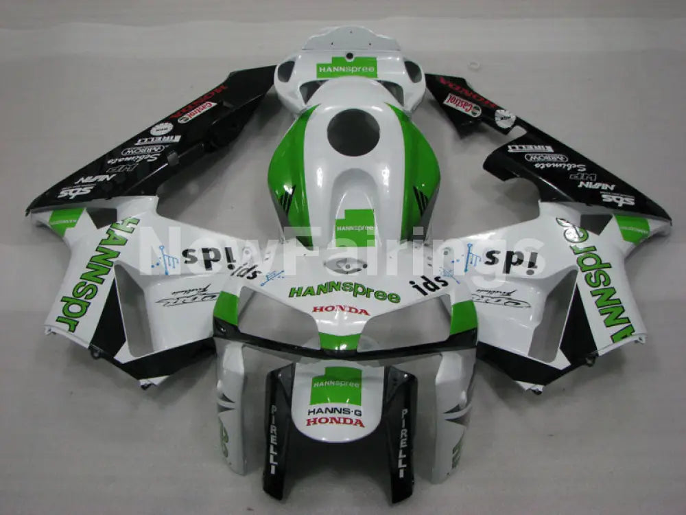 Green and White HANN Spree - CBR600RR 05-06 Fairing Kit