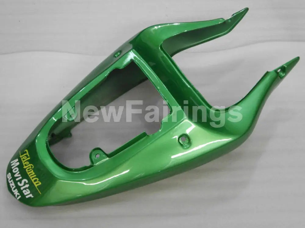 Green and Yellow Movistar - GSX-R600 01-03 Fairing Kit