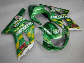 Green and Yellow Movistar - GSX-R750 00-03 Fairing Kit
