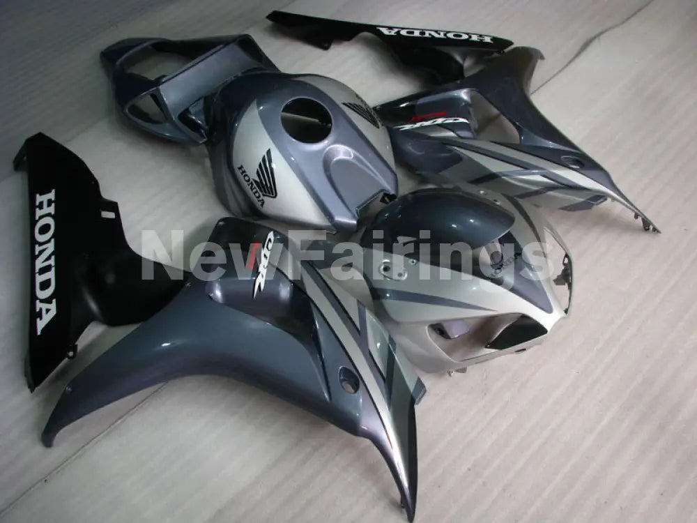 Grey and Silver Black Factory Style - CBR1000RR 06-07 Fairing Kit