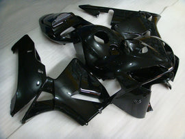 Kit de carénage tout noir brillant sans autocollants - CBR600RR 05-06