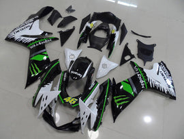 Monstre blanc vert et noir - Kit carénage GSX-R600 11-24