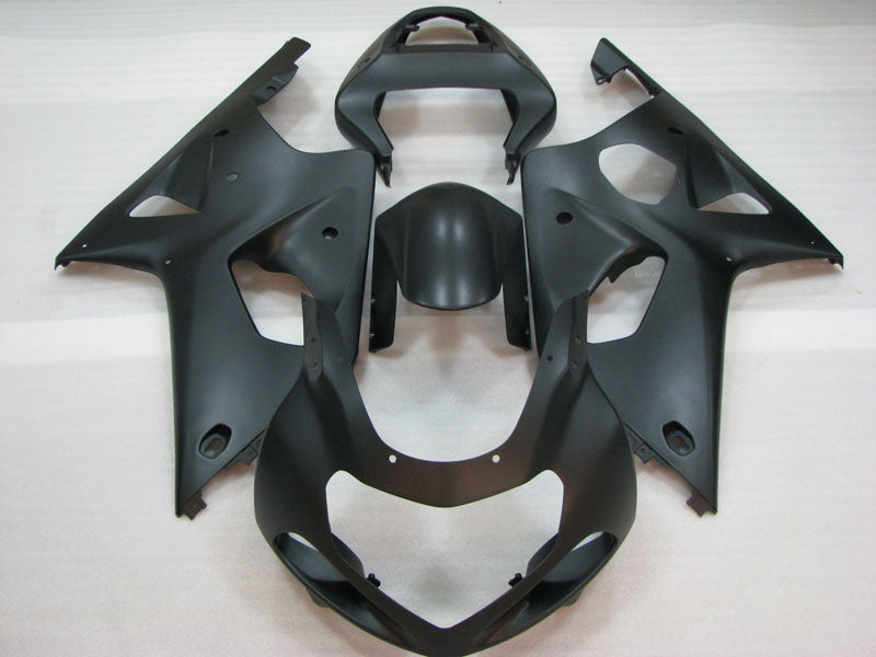Noir mat sans autocollants - Kit carénage GSX-R1000 00-02