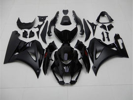 Style d'usine noir et noir mat - Kit de carénage GSX-R1000 17-24