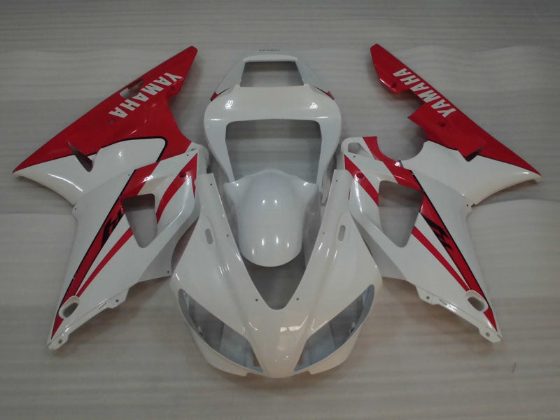 Style usine blanc et rouge - Kit carénage YZF-R1 98-99