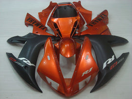 Style d'usine orange et noir mat - Kit carénage YZF-R1 02-03
