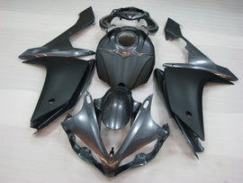 Kit de carénage gris et noir mat sans autocollants - YZF-R1 07-08
