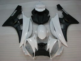 Style d'usine noir mat blanc - Kit carénage YZF-R6 06-07