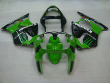 Charger l&#39;image dans la galerie, Kit de carénage Monster vert et noir - NINJA ZX-6R 00-02
