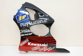Kit de carénage noir et rouge pour Play Station - NINJA ZX-6R 00-02