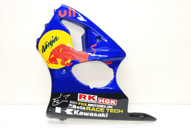 Kit de carénage bleu et noir Red Bull - NINJA ZX-6R 00-02
