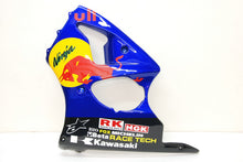 Charger l&#39;image dans la galerie, Kit de carénage bleu et noir Red Bull - NINJA ZX-6R 00-02