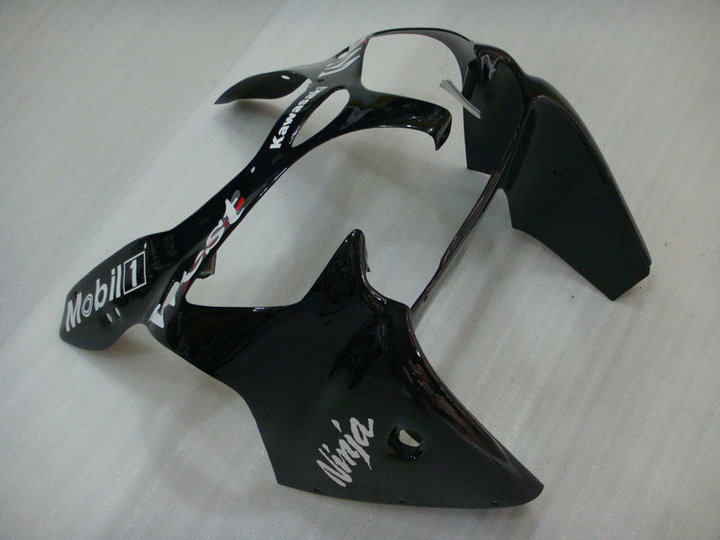 Kit de carénage pour NINJA ZX-6R 00-02 - Noir et Blanc West