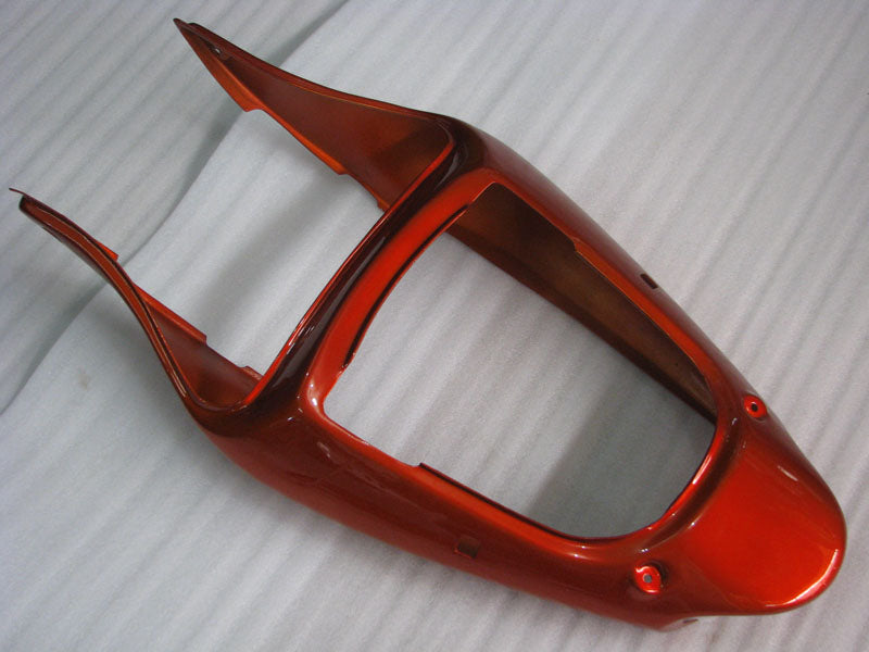 Kit de carénage orange sans décalcomanies pour NINJA ZX-6R 00-02