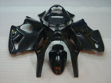 Charger l&#39;image dans la galerie, Kit de carénage noir brillant sans autocollants - NINJA ZX-6R 00-02