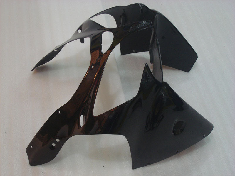 Kit de carénage noir brillant sans autocollants - NINJA ZX-6R 00-02