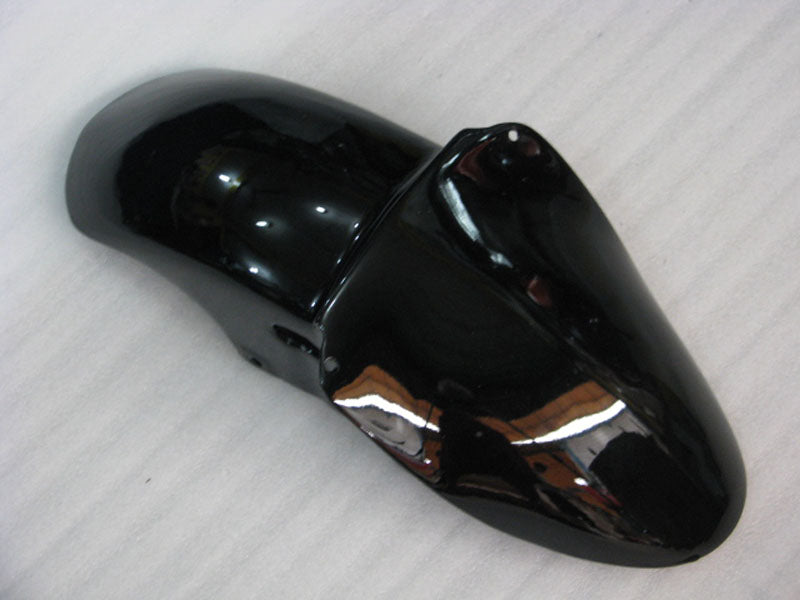 Kit de carénage noir et blanc sans décalcomanies - NINJA ZX-6R 00-02