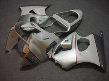 Charger l&#39;image dans la galerie, Kit de carénage argent et blanc sans décalcomanies - NINJA ZX-6R 00-02