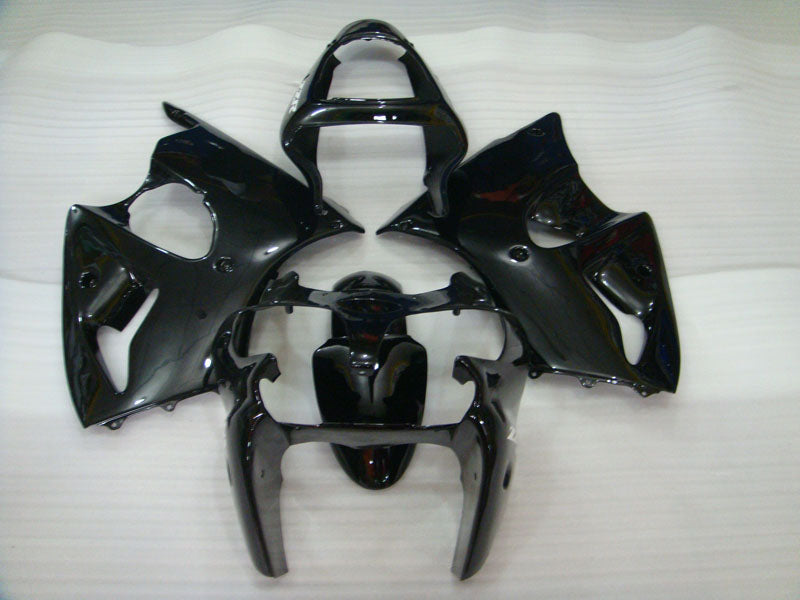 Kit de carénage noir brillant style usine - NINJA ZX-6R 00-02