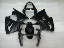 Charger l&#39;image dans la galerie, Kit de carénage noir brillant style usine - NINJA ZX-6R 00-02